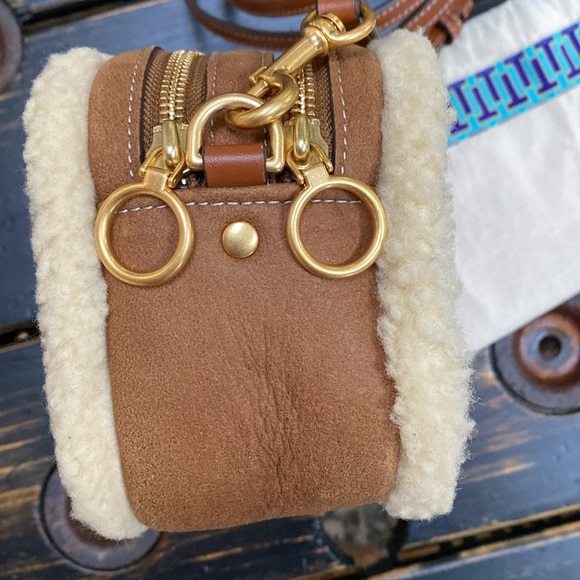 Tory Burch Perry Bombe Shearling Mini Bag - Picture 6 of 16
